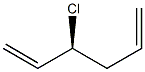 [S,(+)]-3-Chloro-1,5-hexadiene Struktur