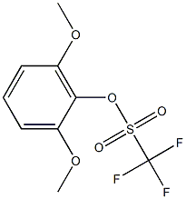 2,6-Dimethoxyphenol trifluoromethanesulfonate Struktur