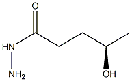 [R,(-)]-4-Hydroxyvaleric acid hydrazide Struktur