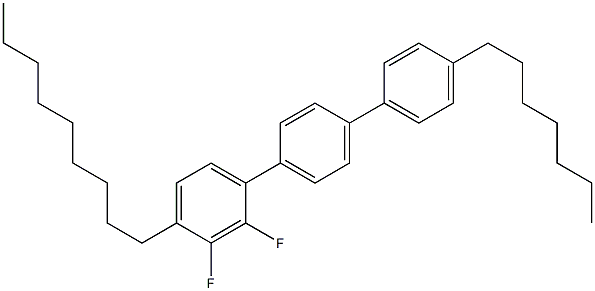 4-Nonyl-4''-heptyl-2,3-difluoro-1,1':4',1''-terbenzene Struktur