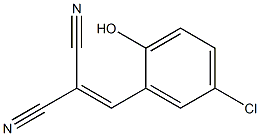 5-Chloro-2-hydroxybenzylidenemalononitrile Struktur