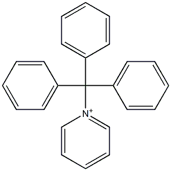 1-Tritylpyridinium Struktur