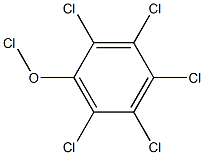 1-(Chlorooxy)-2,3,4,5,6-pentachlorobenzene Struktur