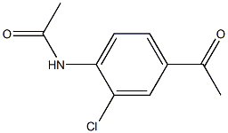 4'-Acetylamino-3'-chloroacetophenone Struktur