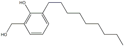 6-Hydroxymethyl-2-nonylphenol Struktur