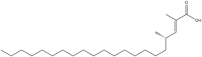 [S,E,(+)]-2,4-Dimethyl-2-henicosenoic acid Struktur