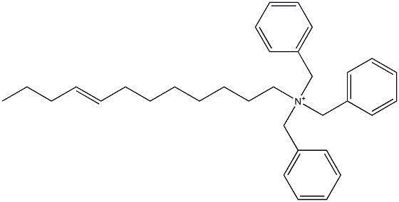 (8-Dodecenyl)tribenzylaminium Struktur