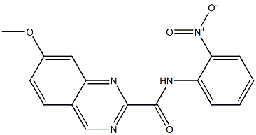 N-(2-Nitrophenyl)-7-methoxyquinazoline-2-carboxamide Struktur