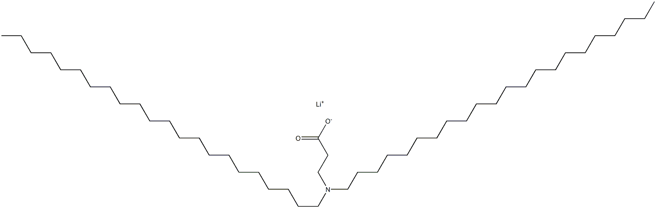 3-(Didocosylamino)propanoic acid lithium salt Struktur