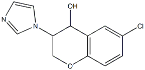 6-Chloro-3-(1H-imidazol-1-yl)chroman-4-ol Struktur