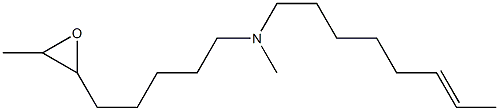 N-Methyl-N,N-di(6-octenyl)amine oxide Struktur