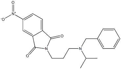 N-[3-(Isopropylbenzylamino)propyl]-4-nitrophthalimide Struktur