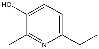 2-Methyl-6-ethylpyridin-3-ol Struktur