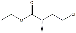 [S,(+)]-4-Chloro-2-methylbutyric acid ethyl ester Struktur