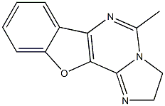 5-Methyl-2,3-dihydrobenzofuro[2,3-e]imidazo[1,2-c]pyrimidine Struktur