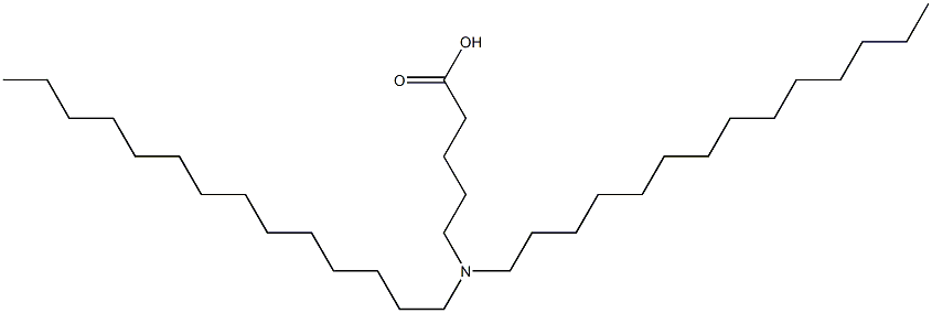 5-(Ditetradecylamino)valeric acid Struktur