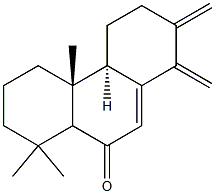 13,14-Dimethylenepodocarp-7-en-6-one Struktur