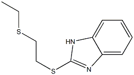 2-[2-(Ethylthio)ethylthio]-1H-benzimidazole Struktur