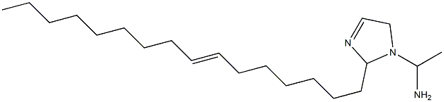 1-(1-Aminoethyl)-2-(7-hexadecenyl)-3-imidazoline Struktur