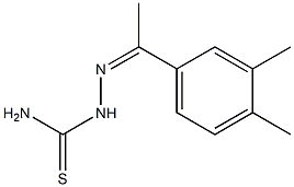 1-[1-(3,4-Dimethylphenyl)ethylidene]thiosemicarbazide Struktur