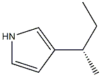 [S,(+)]-3-sec-Butyl-1H-pyrrole Struktur