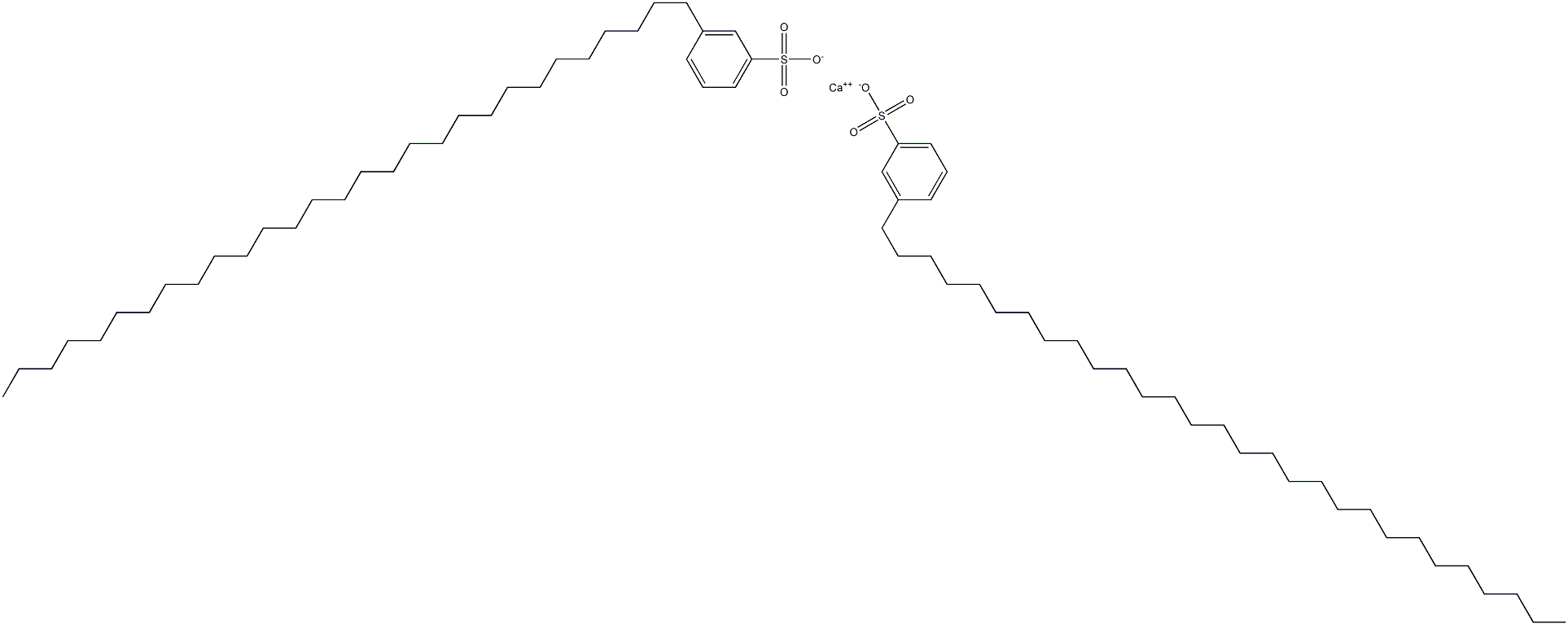 Bis(3-nonacosylbenzenesulfonic acid)calcium salt Struktur