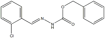 2-Chlorobenzaldehyde benzyloxycarbonyl hydrazone Struktur