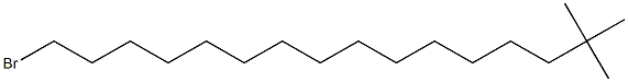 1-Bromo-15,15-dimethylhexadecane Struktur