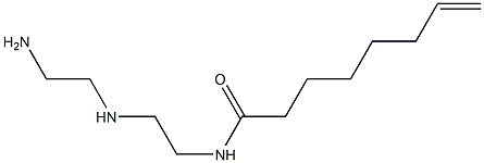 N-[2-[(2-Aminoethyl)amino]ethyl]-7-octenamide Struktur