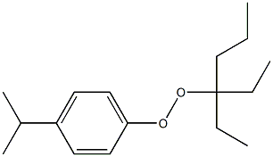 4-Isopropylphenyl 1,1-diethylbutyl peroxide Struktur