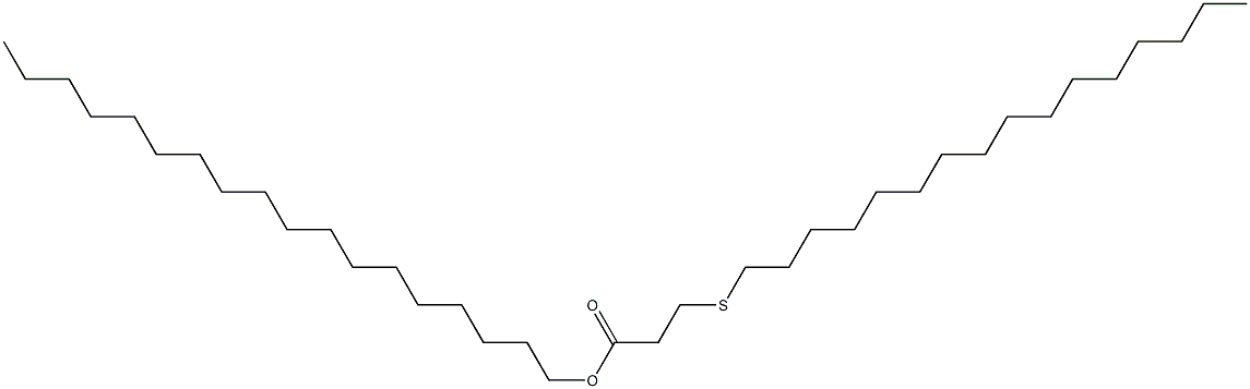 3-(Hexadecylthio)propionic acid octadecyl ester Struktur