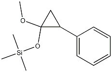 1-Methyloxy-1-(trimethylsilyloxy)-3-phenylcyclopropane Struktur