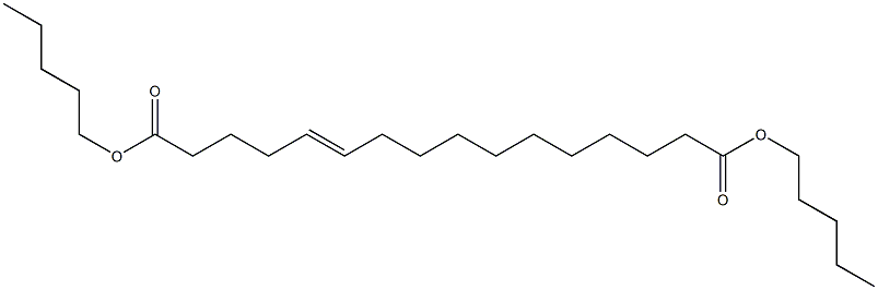 5-Hexadecenedioic acid dipentyl ester Struktur