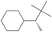 [R,(+)]-2-Cyclohexyl-3,3-dimethylbutane Struktur