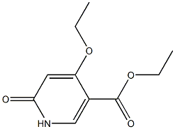 4-Ethoxy-2-oxo-1,2-dihydropyridine-5-carboxylic acid ethyl ester Struktur