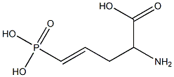 2-Amino-5-phosphono-4-pentenoic acid Struktur