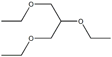 1-O,2-O,3-O-Triethylglycerol Struktur