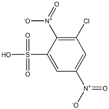 3-Chloro-2,5-dinitrobenzenesulfonic acid Struktur