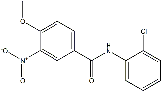 3-Nitro-4-methoxy-2'-chlorobenzanilide Struktur