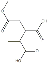 3-Butene-1,2,3-tricarboxylic acid 1-methyl ester Struktur