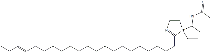 1-[1-(Acetylamino)ethyl]-1-ethyl-2-(18-henicosenyl)-2-imidazoline-1-ium Struktur