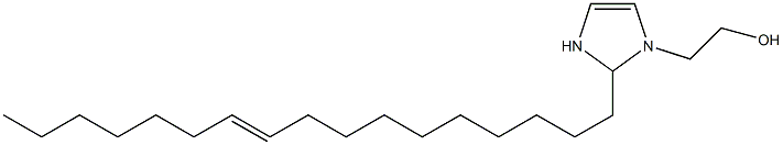 2-(10-Heptadecenyl)-4-imidazoline-1-ethanol Struktur