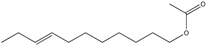 Acetic acid 8-undecenyl ester Struktur