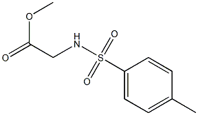 [[(4-Methylphenyl)sulfonyl]amino]acetic acid methyl ester Struktur