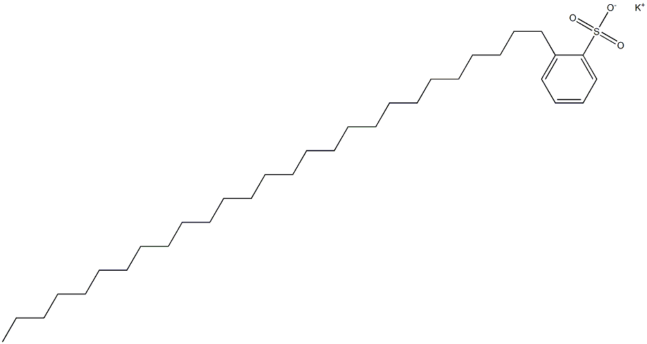 2-Heptacosylbenzenesulfonic acid potassium salt Struktur