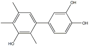 2',4',5'-トリメチル-1,1'-ビフェニル-3,3',4-トリオール 化學(xué)構(gòu)造式