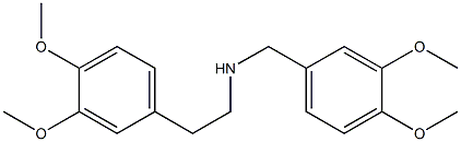 N-[(3,4-Dimethoxyphenyl)methyl]-3,4-dimethoxybenzeneethanamine Struktur