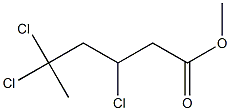 3,5,5-Trichlorocaproic acid methyl ester Struktur