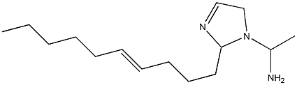 1-(1-Aminoethyl)-2-(4-decenyl)-3-imidazoline Struktur