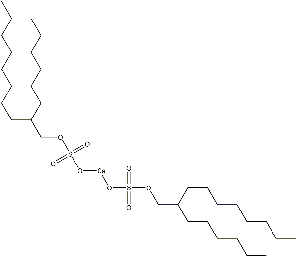 Bis(2-hexyldecyloxysulfonyloxy)calcium Struktur